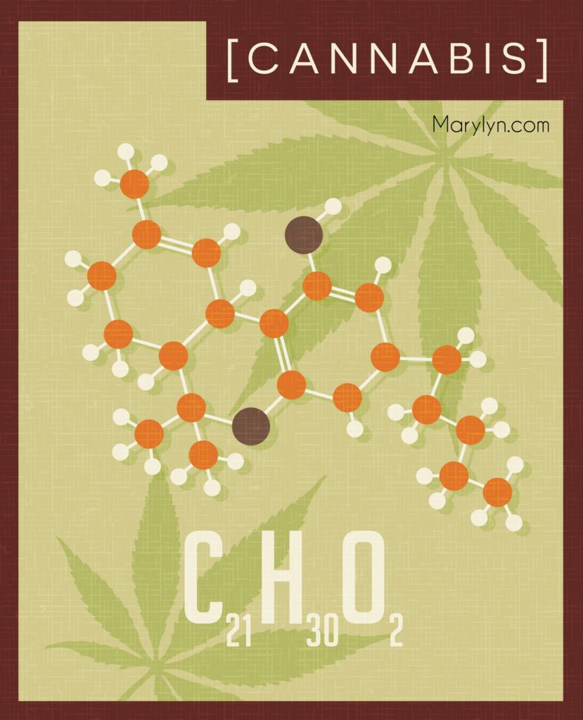 molecular formula of cannabis