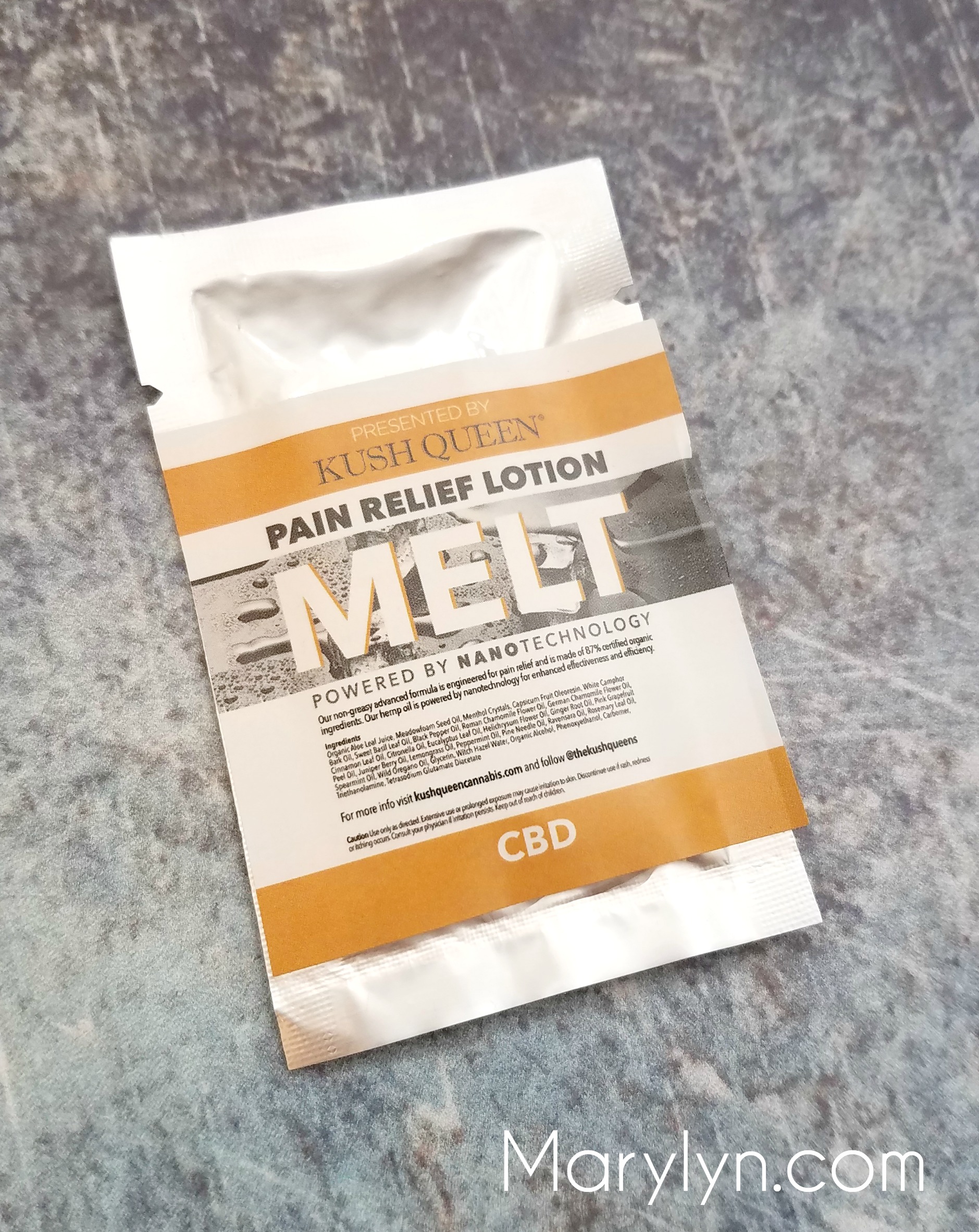 Kush Queen Pain Relief Lotion Melt CBD medibox unboxing